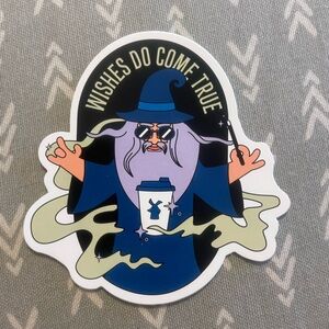 Dutch Bros Wizard Sticker - Blue and Black